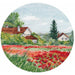 Cross Stitch Kit Oven - Miniature. Poppies Oven Cross Stitch Kits - HobbyJobby