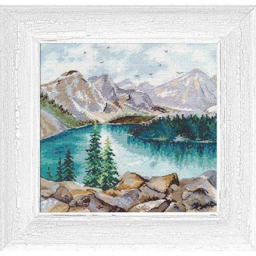 Cross Stitch Kit Oven - Moraine Lake, S1256 Oven Cross Stitch Kits - HobbyJobby