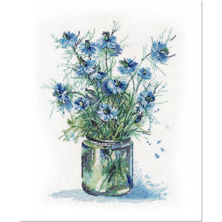 Cross Stitch Kit Oven - Nigella Bouquet, O1282 Oven Cross Stitch Kits - HobbyJobby