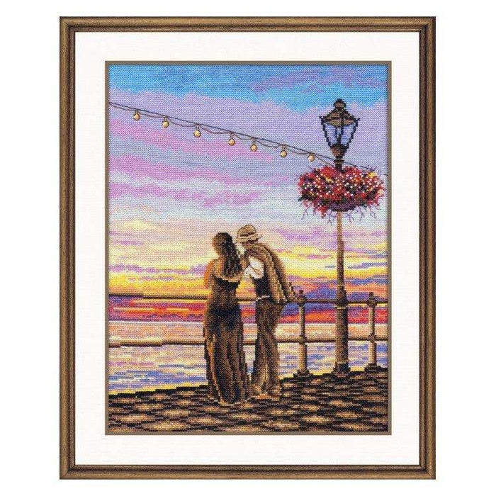 Cross Stitch Kit Oven - Romantic Evening, S926 Oven Cross Stitch Kits - HobbyJobby