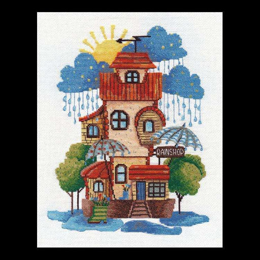 Cross Stitch Kit Oven - Shop Rain, 1509 Oven Cross Stitch Kits - HobbyJobby