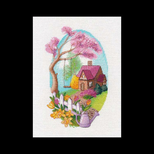 Cross Stitch Kit Oven - Spring mood, 1534 Oven Cross Stitch Kits - HobbyJobby