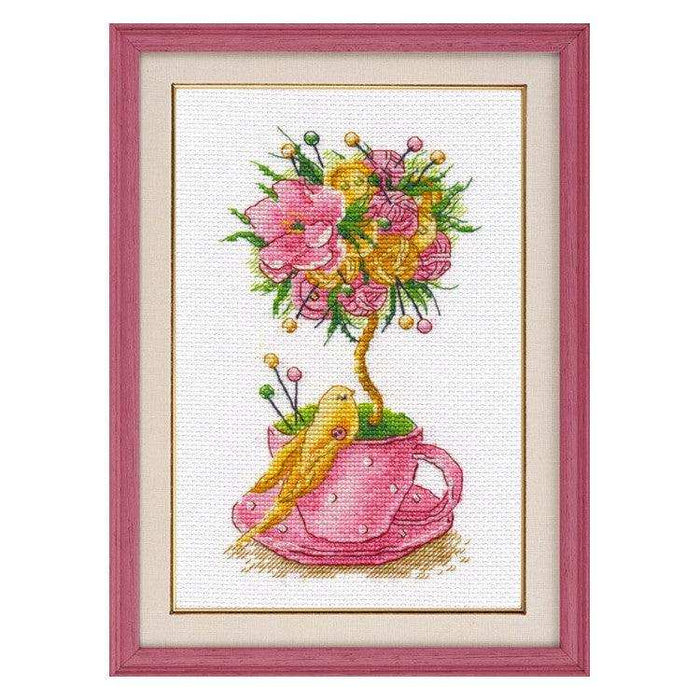Cross Stitch Kit Oven - Topiary, S1162 Oven Cross Stitch Kits - HobbyJobby