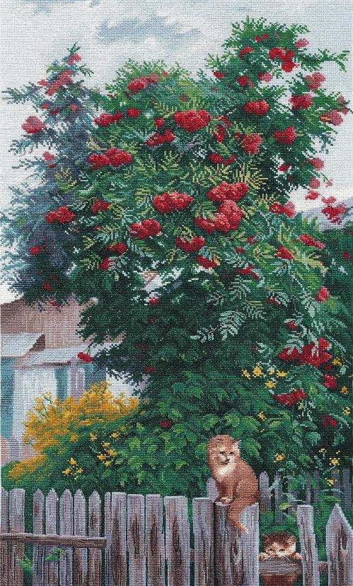 Cross Stitch Kit Oven - Ural Rowanberry Oven Cross Stitch Kits - HobbyJobby