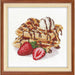 Cross Stitch Kit Oven - Viennese Waffles Oven Cross Stitch Kits - HobbyJobby