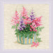 Cross Stitch Kit Riolis - Astilbe, R2059 Cross Stitch Kits - HobbyJobby