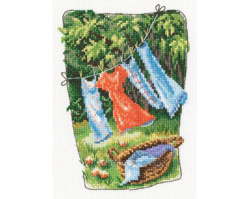 Cross Stitch Kit RTO - "Grandmother`s old garden" Cross Stitch Kits - HobbyJobby