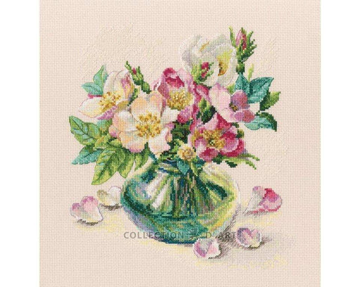 Cross Stitch Kit RTO - "Tender briar flowers" Cross Stitch Kits - HobbyJobby