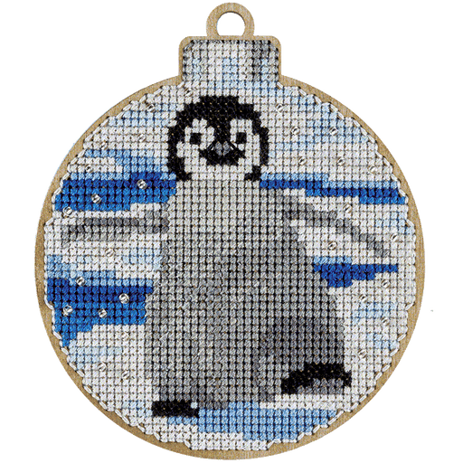 Cross Stitch Kit with Beads on Wood Wonderland Crafts Wooden Kits - HobbyJobby