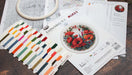 Cross Stitch Kit with Hoop Included Luca-S - Composition With Poppies, BC209 Cross Stitch Kits - HobbyJobby