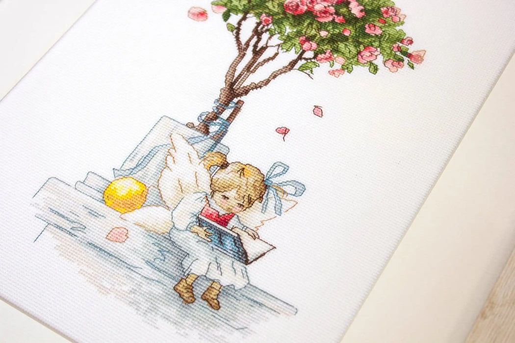 Cross Stitch Luca-S - The fairy of the roses, B1115 - Luca-S