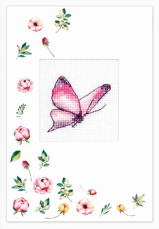 Cross Stitch Postcard Kit Postcard Kits - HobbyJobby