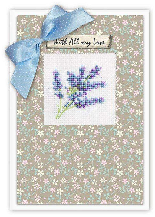 Cross Stitch Postcard Kit Postcard Kits - HobbyJobby