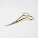 Gold Plated Double Curved Scissors - Madeira Scissors - HobbyJobby