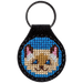 Key Chain Needlecraft Kit - Cross Stitch Kit on Leather Wonderland Crafts Key-Chain Kit - HobbyJobby
