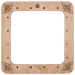 Magnetic Embroidery Hoop - Wooden Cross Stitch Hoop (14x14cm) Wonderland Crafts Hoops - HobbyJobby