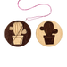 Magnetic Needle Holder - Wooden Needle Minder Wonderland Crafts Needle Minders - HobbyJobby