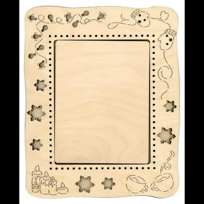MP Studia Accessories Frame “Christmas Warmth. Small. Vertical» MP Studia Wooden Kits - HobbyJobby