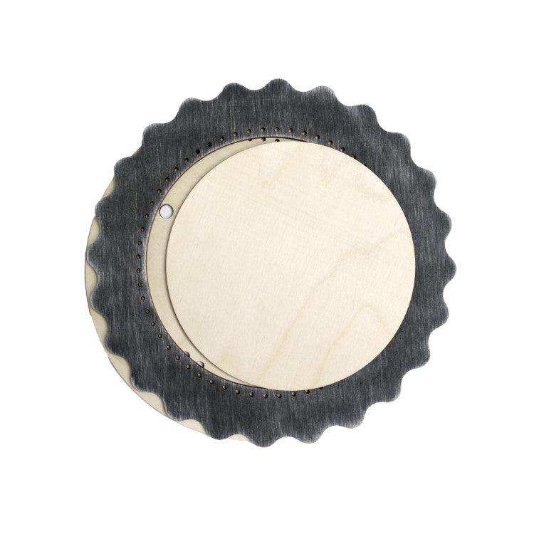 MP Studia Frame Gray-Blue Circle Large MP Studia Wooden Kits - HobbyJobby