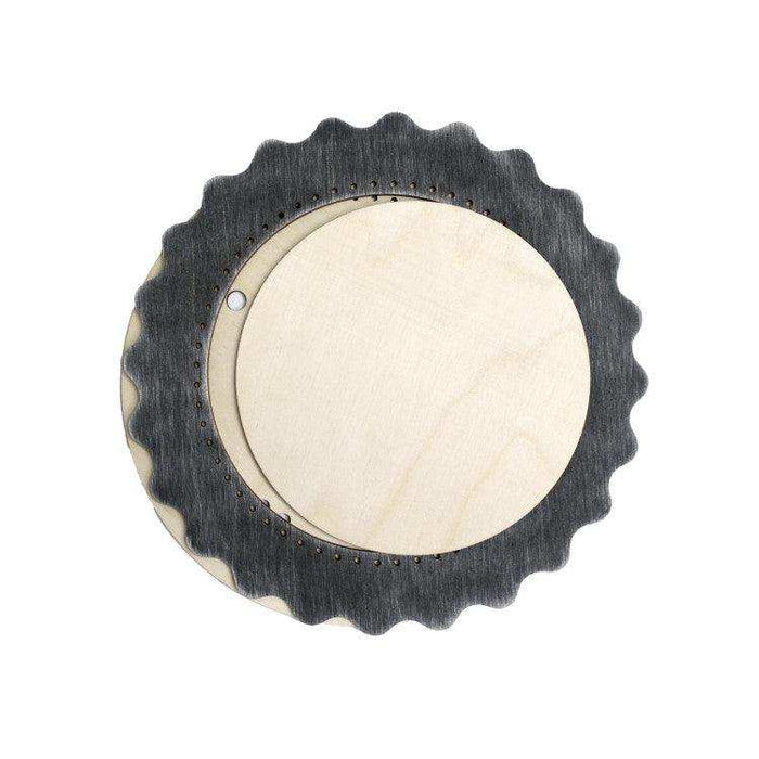 MP Studia Frame Gray-Blue Circle Large MP Studia Wooden Kits - HobbyJobby