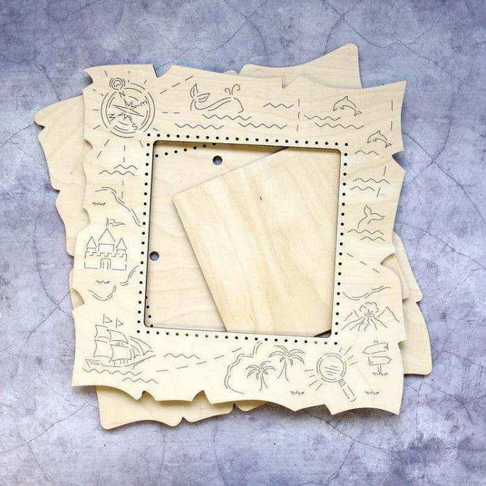 MP Studia Frame "Map" Large MP Studia Wooden Kits - HobbyJobby
