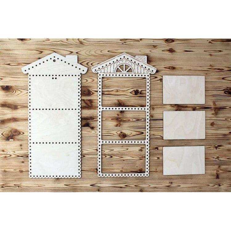 MP Studia Frame Openwork Triple "House" MP Studia Wooden Kits - HobbyJobby