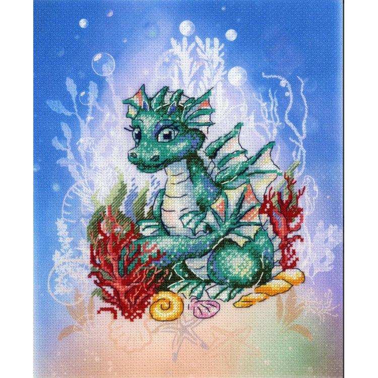 MP Studia Kits on Designer Canvas - On The Guard Of The Seas MP Studia Cross Stitch Kits - HobbyJobby