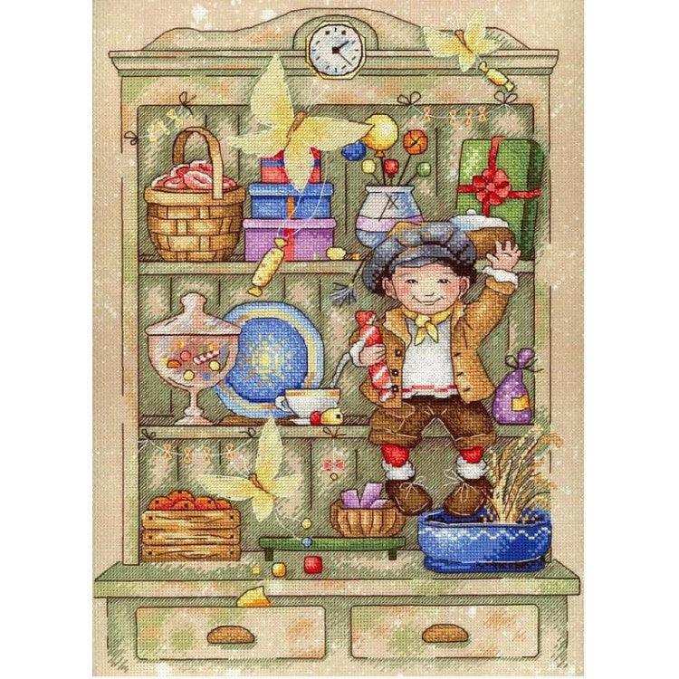 MP Studia Kits on Designer Canvas - Sweet-Tooth MP Studia Cross Stitch Kits - HobbyJobby