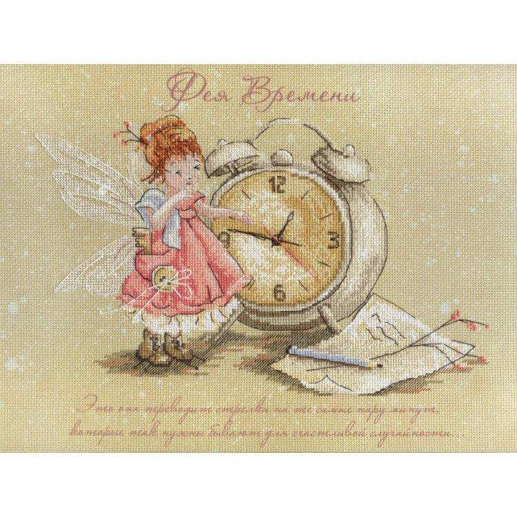 MP Studia Kits on Designer Canvas - Time Fairy MP Studia Cross Stitch Kits - HobbyJobby