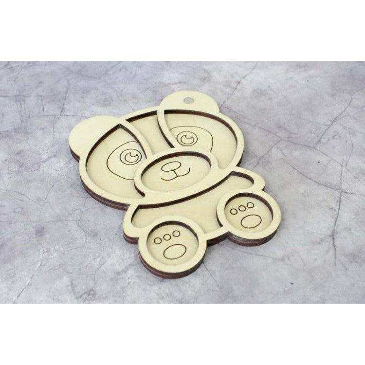 MP Studia Organiser For Beads "Bear" (Without Cover) MP Studia Wooden Kits - HobbyJobby