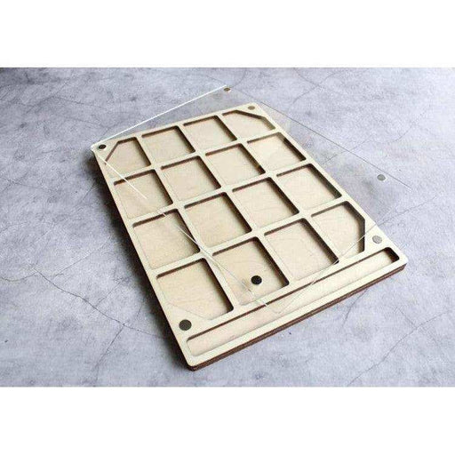 MP Studia Organiser For Beads "Straight 2" (With Lid) MP Studia Wooden Kits - HobbyJobby