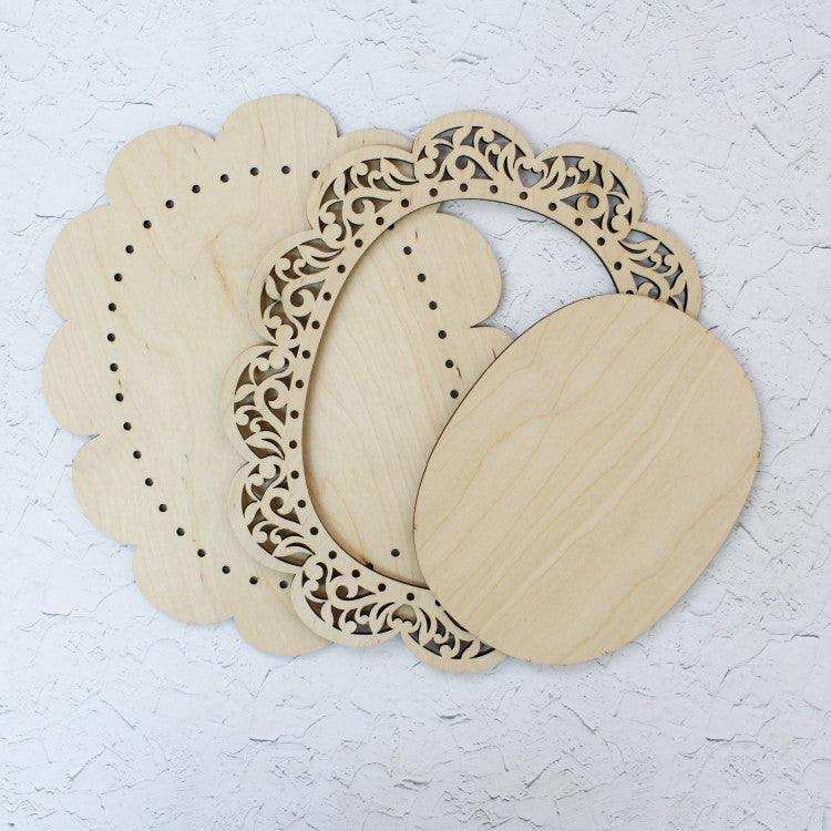 MP Studia Oval Lace Frame Medium MP Studia Wooden Kits - HobbyJobby