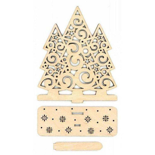 MP Studia Stand "Fir-Trees" MP Studia Wooden Kits - HobbyJobby