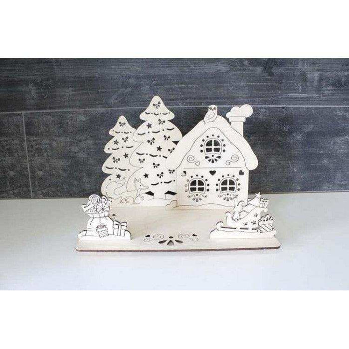 MP Studia Stand "Winter Forest" MP Studia Wooden Kits - HobbyJobby