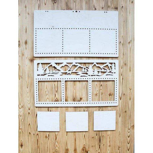 MP Studia Triple Frame "Mountains" MP Studia Wooden Kits - HobbyJobby