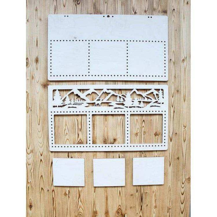 MP Studia Triple Frame "Mountains" MP Studia Wooden Kits - HobbyJobby