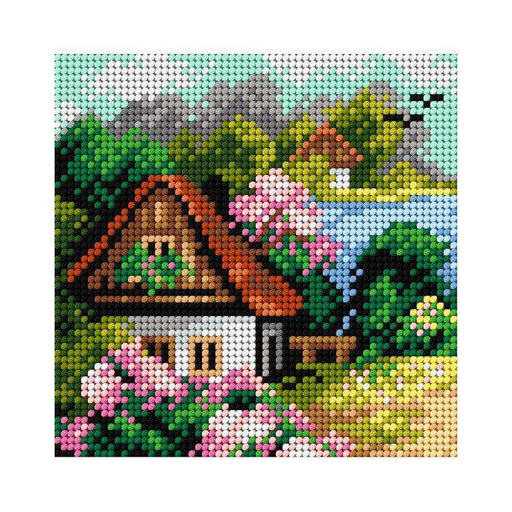 Orchidea Tapestry Canvas 15X15 CM Orchidea Printed Canvas - HobbyJobby