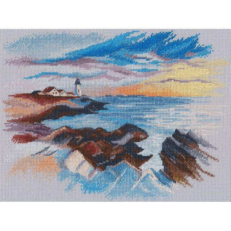 Oven Cross Stitch Kit "Sunset Palette" O1579 Oven Cross Stitch Kits - HobbyJobby