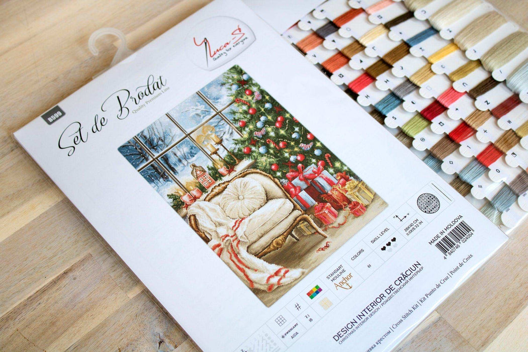 Petit Point Kit Luca-S - Christmas interior design G599 - HobbyJobby