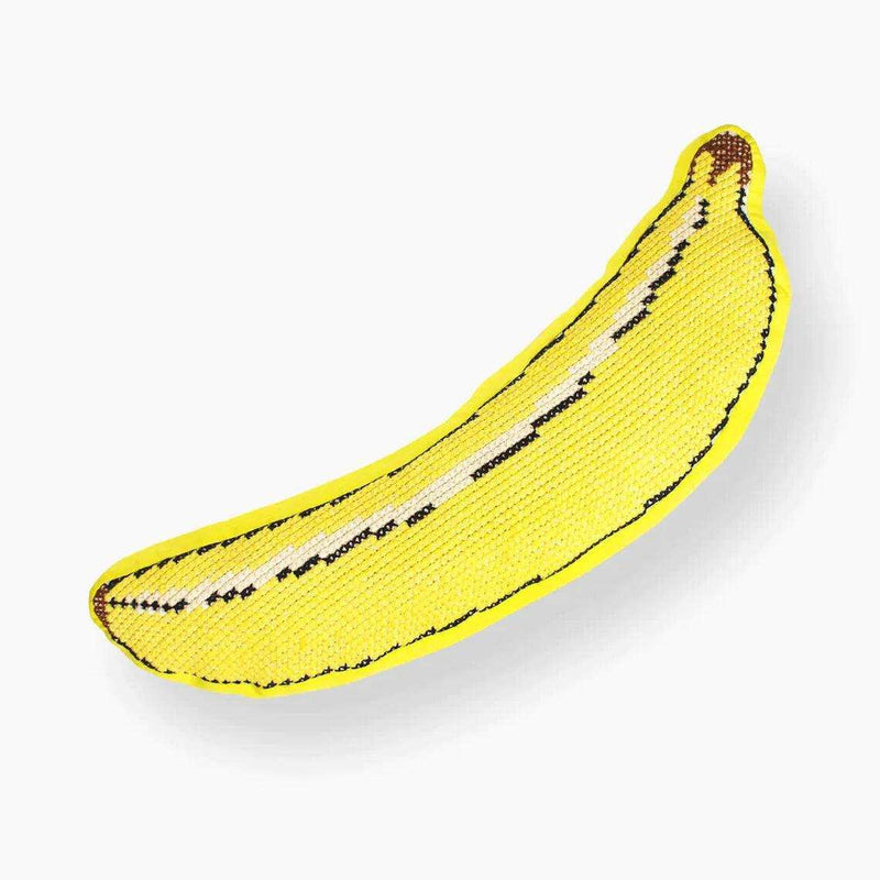 Pillow Cross Stitch Kit Luca-S - Banana, PB153 Cushion Kits - HobbyJobby