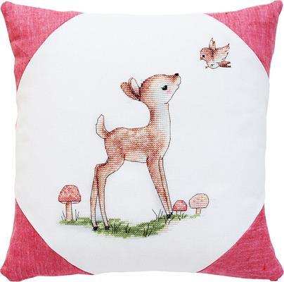 Pillow Cross Stitch Kit Luca-S - Deer, PB118 Cushion Kits - HobbyJobby