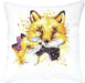Pillow Cross Stitch Kit Luca-S - Foxes, PB134 Cushion Kits - HobbyJobby
