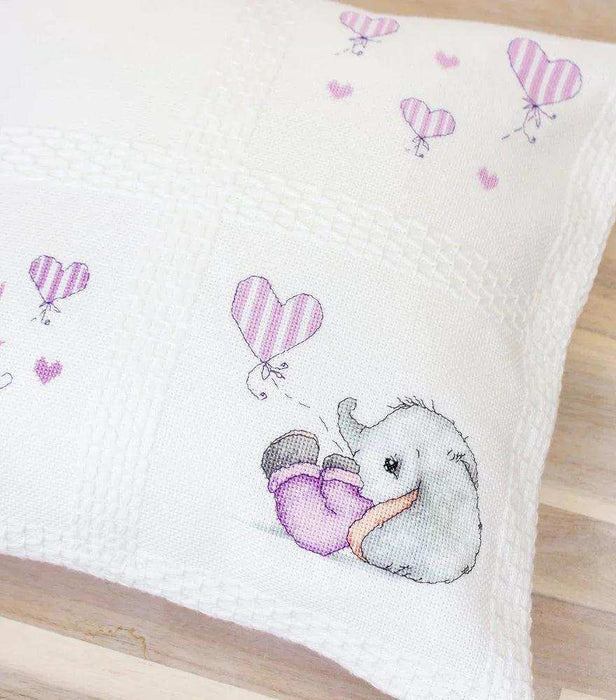 Pillow Cross Stitch Kit Luca-S - PB188 Cushion Kits - HobbyJobby