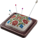Pin Cushion Needlecraft Kit - Needle Storage Pin Wonderland Crafts Pin Cushions - HobbyJobby