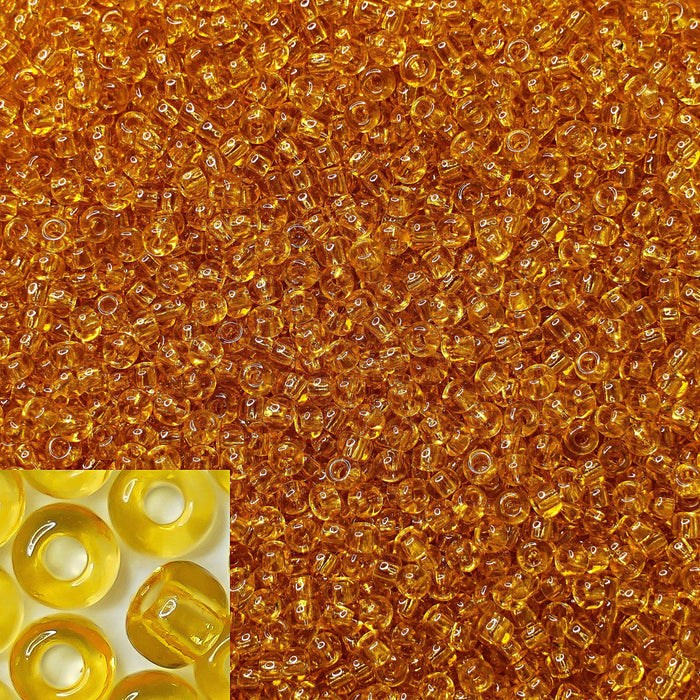 PRECIOSA Rocaille Transparent 50g Preciosa Beads - HobbyJobby