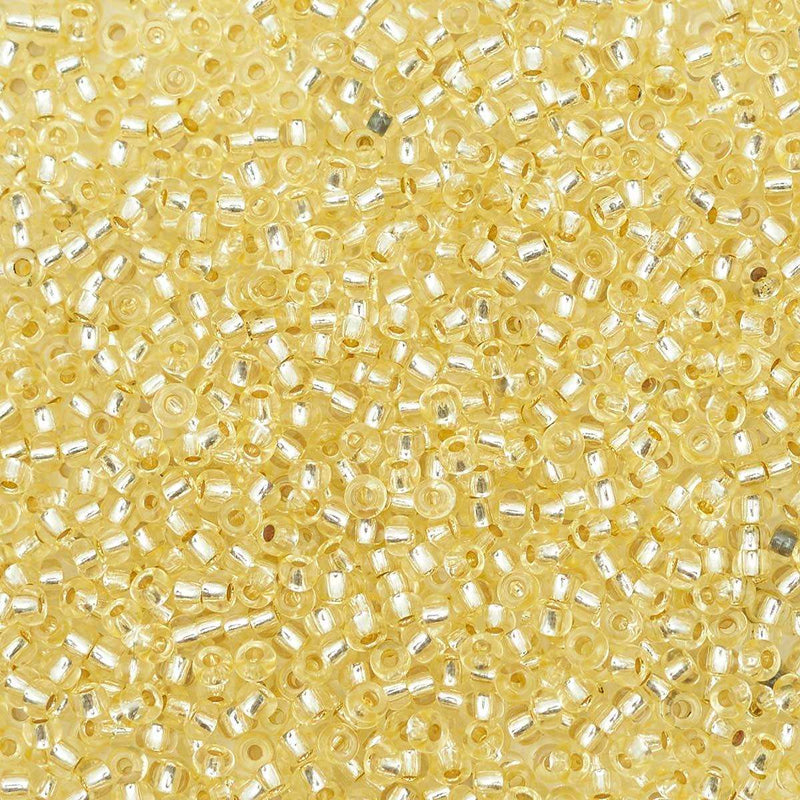 PRECIOSA Rocaille Transparent 50g Preciosa Beads - HobbyJobby