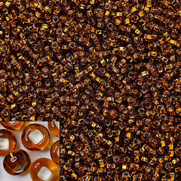 PRECIOSA Rocaille Transparent 50g Preciosa Beads - HobbyJobby