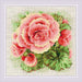 Riolis Cross Stitch Kit - Begonia Cross Stitch Kits - HobbyJobby