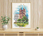 Riolis Cross Stitch Kit - Sagrada Familia Cross Stitch Kits - HobbyJobby