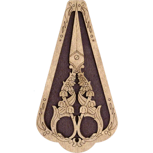 Scissor Case - Wooden Scissor Case, Storage Box for Scissors Wonderland Crafts Scissor Cases - HobbyJobby